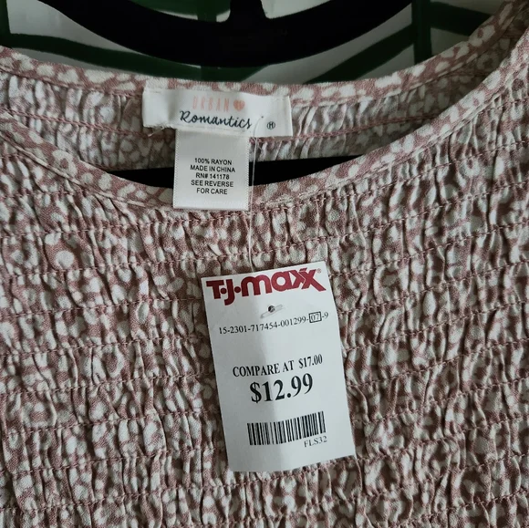 Urban Romantics Long Sleeve Pesant Flowy Blouse - Picture 2 of 4